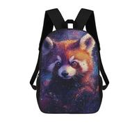 sinyumoney Red Panda in Space Mochila Escolar Infantil Impresa En 3D Para Niños, Mochila De Viaje De Alta Capacidad, Bolsas Para Libros, Mochila Escolar Infantil 17inch