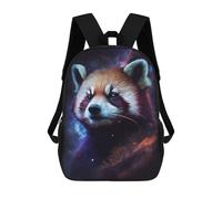 sinyumoney Red Panda in Space Mochilas Para Niños 17inch Mochila Escolar Mochila Escolar Impresa En 3D Para Niños De Primaria Y Secundaria
