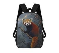 sinyumoney Red Panda on Branch Mochilas Impresas En 3D Para Niños, Mochila Escolar, Mochila Informal Para Exteriores, Mochila Informal De Moda Para Niños, Lindas Bolsas De Viaje 17inch