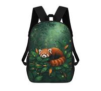 sinyumoney Red Panda Resting in Lush Foliage Mochila Escolar Infantil Impresa En 3D Para Niños, Mochilas De Viaje, Bolsas Para Libros, Mochila Escolar Infantil 17inch