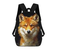 sinyumoney Red Shiba Inu Dog Portrait Animal Mochilas Para Niños 17inch Mochila Escolar Mochila Escolar Impresa En 3D Para Niños De Primaria Y Secundaria