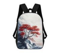 sinyumoney Red Tree on Cliffside Mochila Infantil Para Niñas Y Niños, Mochila De Día, Escuela Primaria, Perfecta Para La Vuelta Al Cole O Educación Física, Regalos Y Viajes 17inch