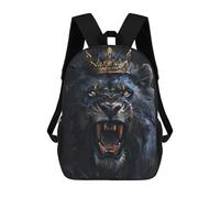 sinyumoney Regal Lion King Mochila Escolar, Mochila Informal, Mochila De Día, Mochila Escolar, Mochila De Trabajo, Mochila De Viaje Para Adolescentes, Niñas, Niños, Mujeres Y Hombres 17inch
