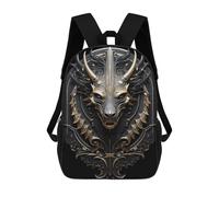 sinyumoney Regal Monarch Dragon Pride Mochila Escolar Infantil Impresa En 3D 17inch Mochilas De Moda Para Niños De Primaria Y Secundaria