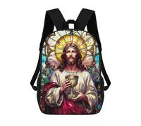 sinyumoney Religion Poster Mochila Escolar Infantil Impresa En 3D Para Niños, Mochilas De Viaje De Alta Capacidad, Bolsas Para Libros, Mochila Escolar Infantil 17inch