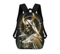 sinyumoney Requiem In Gold Mochila Escolar Infantil Impresa En 3D Para Niños, Mochilas De Viaje, Bolsas Para Libros, Mochila Escolar Infantil 17inch
