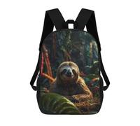 sinyumoney Resting Three Toed Sloth Mochilas Infantiles Escolares Impresas En 3D, Mochilas Para Niños, Mochilas De Viaje Para Niños Y Niñas, Mochilas Escolares Para Niños 17inch