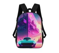 sinyumoney Retro Car 19 Mochila Ligera Informal Para El Día A Día, Mochila Escolar Para El Campus, Actividades Al Aire Libre, Viajes Y Deportes 17inch
