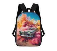 sinyumoney Retro Car Mochilas Infantiles Escolares Impresas En 3D, Mochilas Para Niños, Mochilas De Viaje Para Niños Y Niñas, Mochilas Escolares Para Niños 17inch