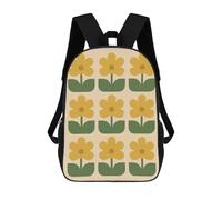 sinyumoney Retro Floral Pattern Mochila Escolar Mochila Para Niños Impresa En 3D Mochilas Infantiles Para Niños Y Niñas Mochilas Escolares Mochilas De Viaje Para Niños 17inch