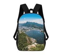sinyumoney Rio De Janeiro Mochilas Para Niños Mochila Escolar Mochila Escolar Impresa En 3D Para Niños Estudiantes De Primaria Y Secundaria 17inch