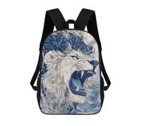 sinyumoney Roar of The Lion Mochila Escolar Impresa En 3D Mochilas Informales Para Niños Mochila Escolar Impresa En 3D Para Niños De Primaria Y Secundaria 17inch