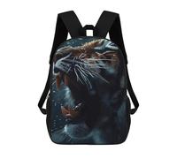 sinyumoney Roaring Tiger Close-Up Mochila Escolar Impermeable Para Viajes, Mochila Para Ordenador Portátil, Ideal Para Acampar, Aventuras Al Aire Libre Y Viajes Diarios 17inch