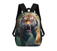 sinyumoney Roaring Tiger in Jungle-1 Mochilas Infantiles Escolares Impresas En 3D, Mochilas Para Niños, Mochilas De Viaje Para Niños Y Niñas, Mochilas Escolares Para Niños 17inch