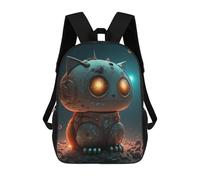 sinyumoney Robotic Cat in Space -2 Mochila Escolar Infantil Impresa En 3D Para Niños, Mochilas De Viaje, Bolsas Para Libros Para Niños Estudiantes De Primaria 17inch