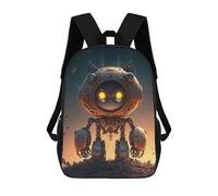 sinyumoney Robotic Cat in Space Adventure Mochila Escolar Para Niñas Mochila Impermeable Mochila Informal De Día Mochila Ligera Para Niño Y Niña Mochila Escolar 17inch