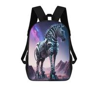 sinyumoney Robotic Unicorn in Space Mochila Escolar Infantil De Moda Informal Mochilas Infantiles Impresas En 3D Mochila Grande Para Niño 17inch