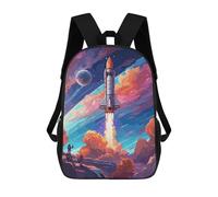 sinyumoney Rocket Space Explore Mochilas De Moda Impresas En 3D 17inch Mochila Escolar Informal Para Niños De Primaria Y Secundaria
