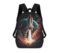 sinyumoney Rocket Take Off Mochila Escolar Para Computadora Para La Escuela/trabajo/viajes Para Niñas, Adolescentes 17inch
