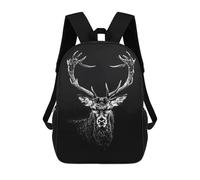 sinyumoney Rocky Mountain Elk Mochila Escolar Infantil Impresa En 3D Para Niños, Mochila De Viaje De Alta Capacidad, Mochilas Para Libros De 17 Pulgadas Para Niños