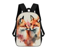 sinyumoney Romantic Fox Couple Mochilas Impresas En 3D Para Niños, Mochila Escolar, Mochila De Moda Para Niños De Primaria Y Secundaria 17inch