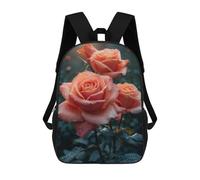 sinyumoney Rose Flower Mochila Impresa En 3D Para Niños, Mochila Escolar, Mochilas De Viaje Para Niños, Bolsas De Libros De Alta Capacidad, Mochila Infantil 17inch