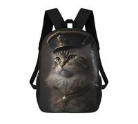 sinyumoney Royal Cat Portrait Mochilas Infantiles Mochila Escolar Mochila Impresa En 3D Para Niños Mochilas De Viaje Bolsas Para Libros Mochila Escolar Para Niños 17inch