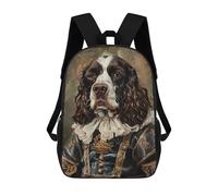 sinyumoney Royal Cocker Spaniel Portrait Mochilas Infantiles Mochila Escolar Impresa En 3D Para Niños Mochilas De Viaje Bolsas Para Libros Para Niños 17inch Mochila Escolar