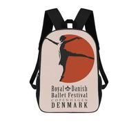 sinyumoney Royal Danish Ballet Festival Mochila Escolar, Bolso De Negocios, Bolso Para Portátil Resistente: Perfecto Para Viajes, Trabajo Y Uso Diario 17inch