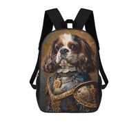 sinyumoney Royal Dog Armor Artwork Mochila Escolar Grande Resistente Al Agua Para Portátil Para Adolescentes, Niñas, Niños, Mujeres Y Hombres 17inch