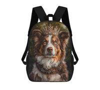 sinyumoney Royal Dog Collar with Crown-1 Mochila Escolar/para Ordenador Portátil Para Colegio/trabajo/viajes Para Camping, Aventuras Al Aire Libre Y Viajes Diarios 17inch