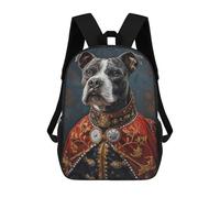 sinyumoney Royal Dog Portrait Artwork-2 Mochila Escolar, Bolso Resistente Para Portátil, Ideal Para Acampar, Aventuras Al Aire Libre Y Viajes Diarios 17inch