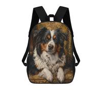 sinyumoney Royal Dog Portrait Mochilas Escolares, De Viaje Y Universitarias Para La Escuela/trabajo/viajes 17inch