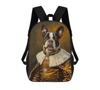 sinyumoney Royal Dog Portrait Painting-2 Mochila Escolar Para El Trabajo, Negocios, Universidad, Escuela Para Hombres/mujeres 17inch