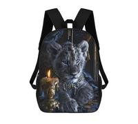 sinyumoney Royal Lion Cub Portrait-2 Mochilas Infantiles Impresas En 3D De 17 Pulgadas. Mochila Escolar Informal Impresa En 3D Para Niños De Primaria Y Secundaria.