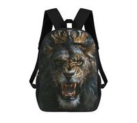 sinyumoney Royal Lion King Art Print Mochila Escolar Resistente Al Agua, Mochila De Viaje, Bolsa Para Computadora Para Hombres, Mujeres Y Adolescentes 17inch