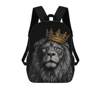 sinyumoney Royal Lion King Crown Mochilas Escolares, De Viaje Y Universitarias Para La Escuela/trabajo/viajes 17inch