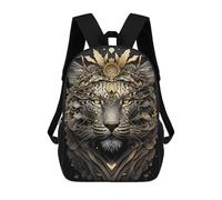 sinyumoney Royal Tiger Portrait Mochilas Infantiles Mochila Escolar Mochila Impresa En 3D Para Niños Mochilas De Viaje Bolsas Para Libros Mochila Escolar Para Niños 17inch