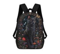 sinyumoney Russian Blue Mochilas Infantiles Impresas En 3D, Mochilas De Moda Informales, Mochilas De Viaje Bonitas, Mochilas Informales Para Exteriores Para Niños Y Niñas 17inch