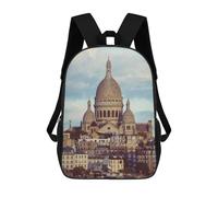 sinyumoney Sacré-Cœur Basilica, Paris Mochila Escolar Resistente Al Agua, Mochila De Viaje, Bolsa Para Computadora Para La Escuela/trabajo/viajes 17inch