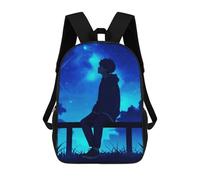 sinyumoney Sad Boy Mochila Escolar Mochilas Escolares Para Niñas Y Niños Mochila Con Bolsillo Mochila Escolar De Moda Mochila Infantil 17inch