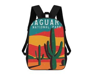 sinyumoney Saguaro National Park Mochilas Infantiles Impresas En 3D Para Niños. Mochilas De Viaje De Moda Para Niños. Mochila Escolar Para Estudiantes De Primaria Y Secundaria.