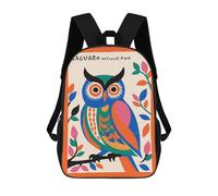 sinyumoney Saguaro National Park Owl Mochila Escolar Ligera Para Aeropuerto, Estudiantes Universitarios, Niñas, Niños Y Adolescentes 17inch