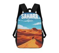 sinyumoney Sahara Africa Desert Mochila Infantil De Moda Divertida Mochila Escolar Para Niños Y Adolescentes Con Impresión 3D Para Niños 17inch