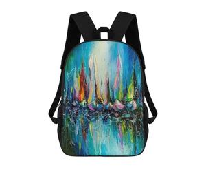 sinyumoney Sails of Imagination Mochilas Infantiles Mochila Escolar Impresa En 3D Para Niños Mochilas De Viaje Bolsas Para Libros Para Niños 17inch Mochila Escolar