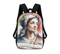 sinyumoney Saint Elizabeth Ann Seton Mochila Escolar Resistente Al Agua Para Computadora, Ideal Para Campus, Actividades Al Aire Libre, Viajes Y Deportes 17inch