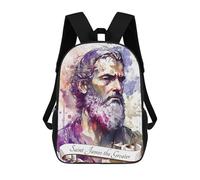 sinyumoney Saint James The Greater Mochila Escolar/de Negocios, Resistente, Para Portátil, Para La Escuela/trabajo/viajes 17inch