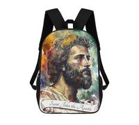 sinyumoney Saint John The Apostle Mochila Ligera Para La Escuela, Mochila Escolar, Mochila Para La Universidad Para Niñas Y Adolescentes 17inch