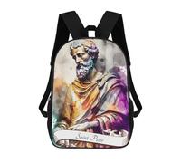 sinyumoney Saint Peter The Apostle Mochilas Para Niños, Mochilas Escolares Personalizadas En 3D Para Niños Y Niñas, Mochilas Escolares Grandes, Mochilas Informales Para El Día A Día 17inch