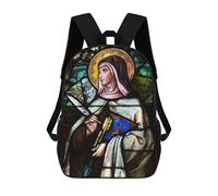 sinyumoney Saint Theresa of Avila Mochila Ligera Informal Para El Día A Día, Mochila Escolar Para Hombres/mujeres 17inch